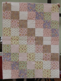 Kristin Farwig - Comfort quilt. Made from kit provided by The Barefoot Quiltessas.