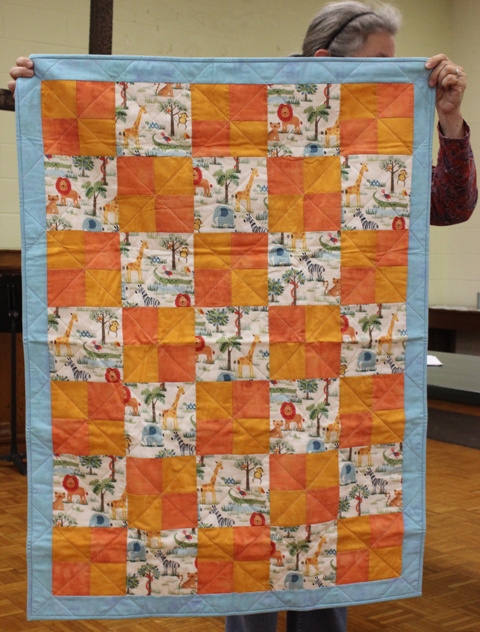 Quilt from unknown (did not sign book!)